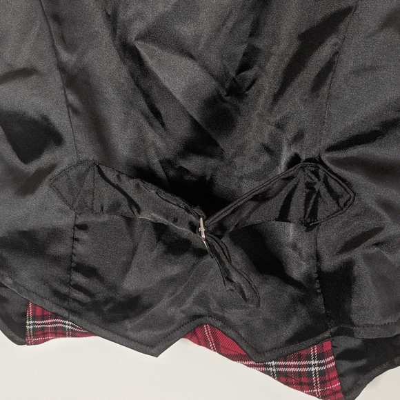 Switchblade Stiletto Plaid Vest Vintage Steady L - Picture 5 of 9